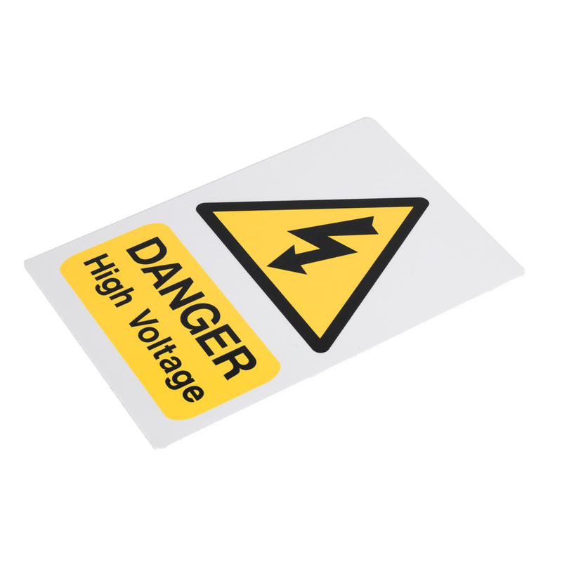 Sealey Electrics 200 x 300mm High Voltage Warning Sign-HVSA4 5054511688115 HVSA4 - Buy Direct from Spare and Square