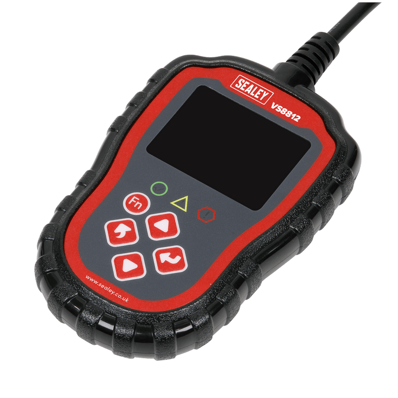Sealey Electrics EOBD Code Reader - Live Data-VS8812 5054630060755 VS8812 - Buy Direct from Spare and Square