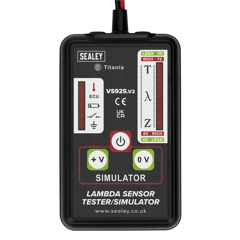 Sealey Electrics Lambda Sensor Tester/Simulator-VS925 5024209795807 VS925 - Buy Direct from Spare and Square