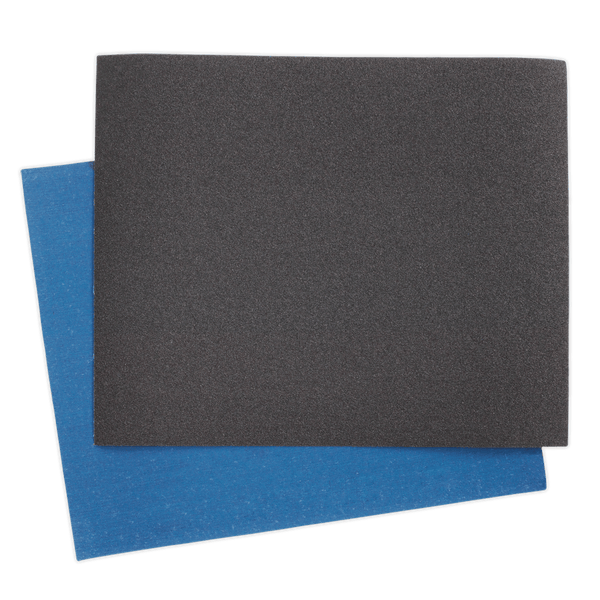 Sealey Emery Papers 230 x 280mm Emery Sheet Blue Twill 40Grit - Pack of 25-ES232840 5054511046656 ES232840 - Buy Direct from Spare and Square