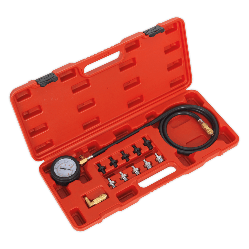 Sealey Engine 12pc Oil Pressure Test Kit-VSE203 5024209527507 VSE203 - Buy Direct from Spare and Square
