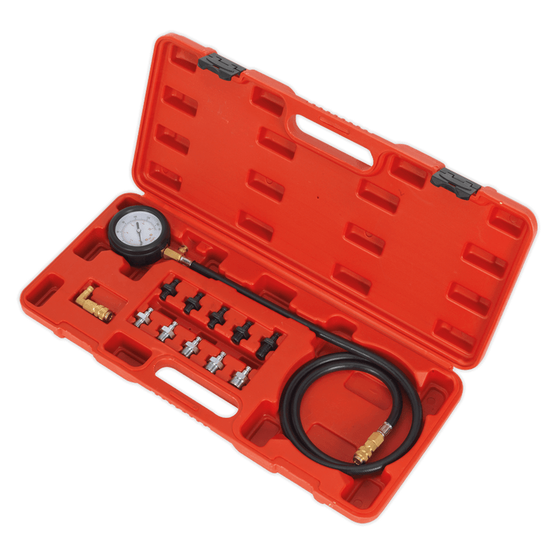 Sealey Engine 12pc Oil Pressure Test Kit-VSE203 5024209527507 VSE203 - Buy Direct from Spare and Square