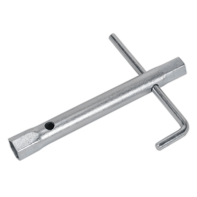 Sealey Engine 14/16mm Double End Long Reach Spark Plug Box Spanner with L-Bar-MS160 5051747938960 MS160 - Buy Direct from Spare and Square