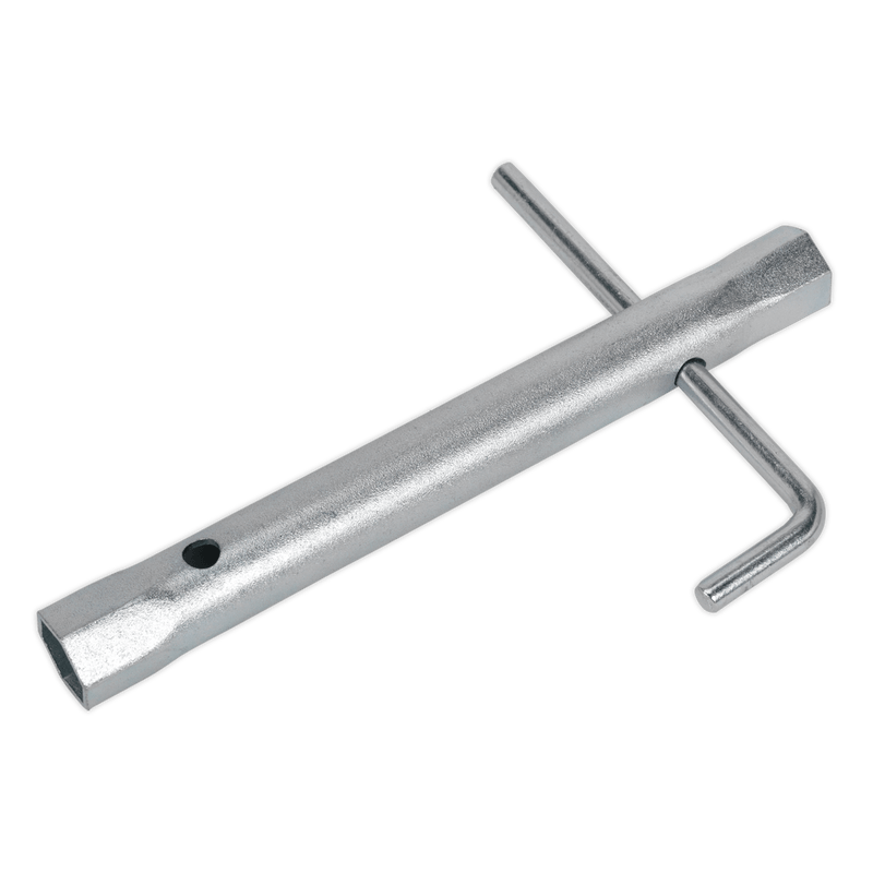 Sealey Engine 16/18mm Double End Long Reach Spark Plug Box Spanner with L-Bar-MS157 5051747938946 MS157 - Buy Direct from Spare and Square