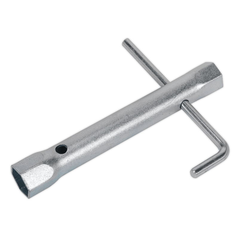 Sealey Engine 18/21mm Double End Long Reach Spark Plug Box Spanner with L-Bar-MS161 5051747938977 MS161 - Buy Direct from Spare and Square