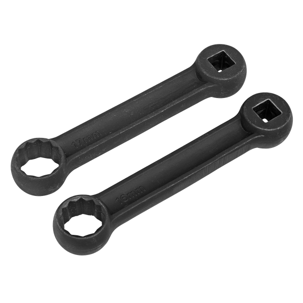 Sealey Engine 2pc Mercedes Benz Engine Mount Spanner 16 & 17mm-VS3005 5054630144790 VS3005 - Buy Direct from Spare and Square