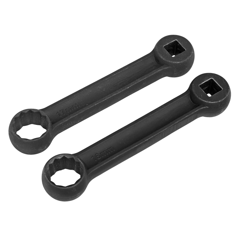 Sealey Engine 2pc Mercedes Benz Engine Mount Spanner 16 & 17mm-VS3005 5054630144790 VS3005 - Buy Direct from Spare and Square