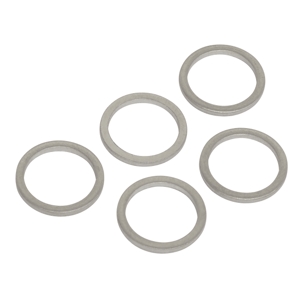 Sealey Engine M13 Sump Plug Washer - Pack of 5-VS13SPW 5054511868203 VS13SPW - Buy Direct from Spare and Square
