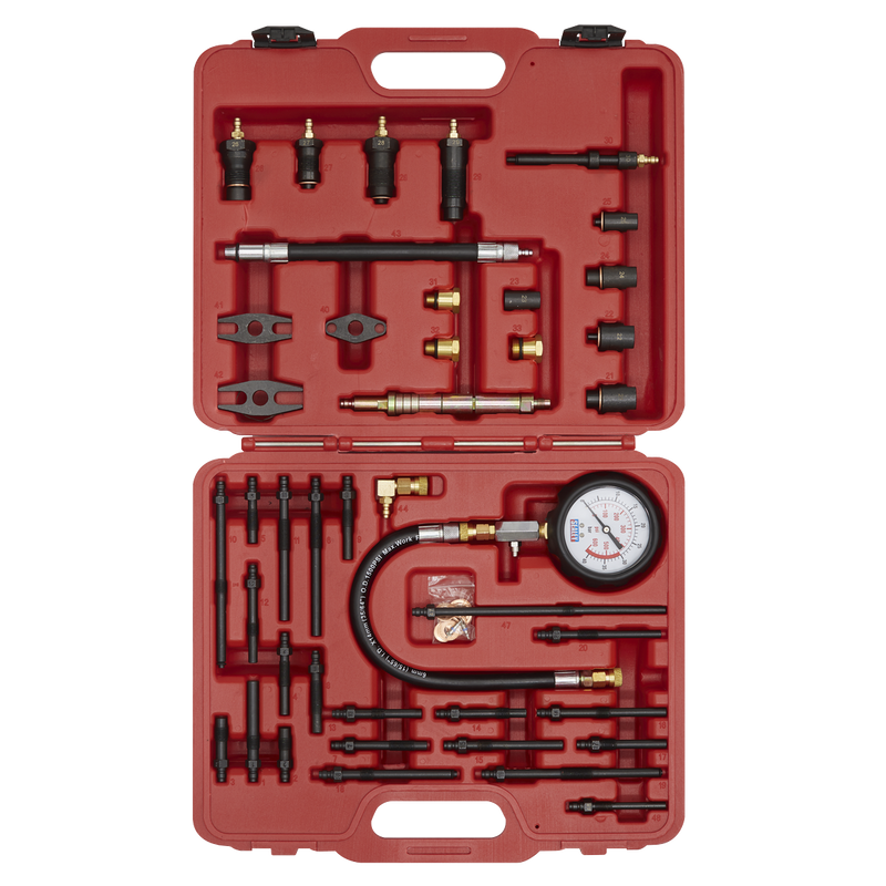 Sealey Engine Master Compression Test Kit - Diesel & Petrol-VSE3155 5051747440180 VSE3155 - Buy Direct from Spare and Square