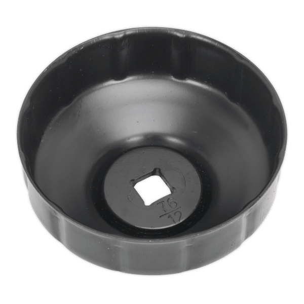 Sealey Engine Ø76mm Oil Filter Cap Wrench 12 Flutes - Ford, Peugeot, Renault-VS7006.V2-07 5051747556744 VS7006.V2-07 - Buy Direct from Spare and Square