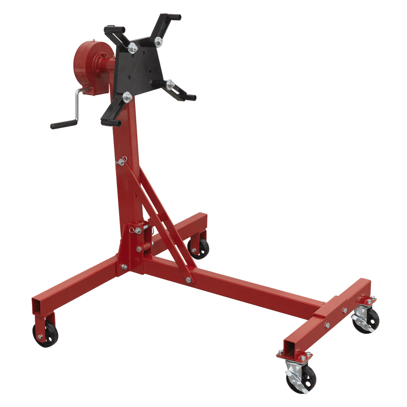 Sealey Engine Stands & Supports 450kg Folding 360º Rotating Engine Stand with Geared Handle Drive-ES480D 5054511950571 ES480D - Buy Direct from Spare and Square