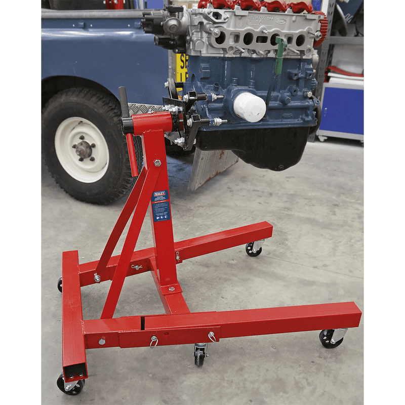 Sealey Engine Stands & Supports 900kg Capacity Folding Engine Stand-ES900F 5024209613422 ES900F - Buy Direct from Spare and Square