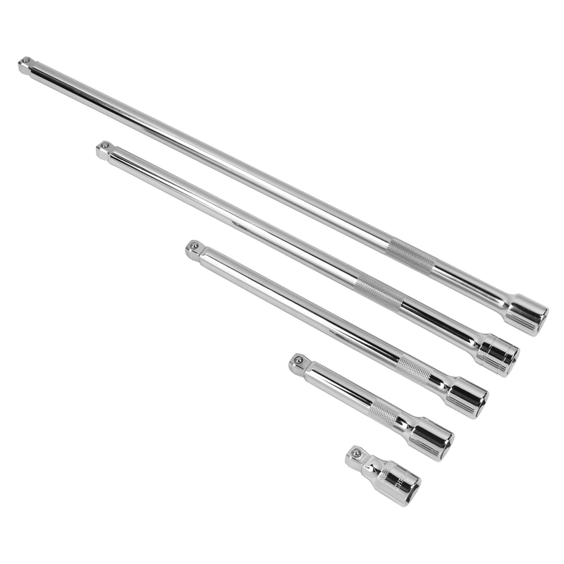 Sealey Extension Bars 5pc 1/2"Sq Drive Wobble Extension Bar Set-AK768 5054630289934 AK768 - Buy Direct from Spare and Square