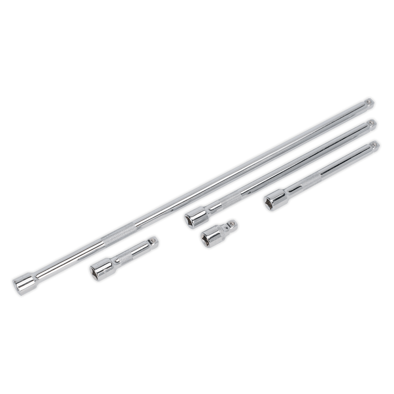Sealey Extension Bars 5pc 3/8"Sq Drive Wobble Extension Bar Set-AK767 5024209318501 AK767 - Buy Direct from Spare and Square
