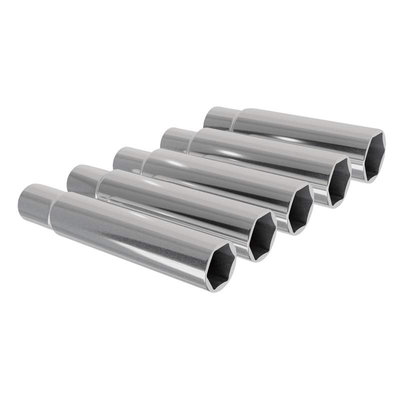 Sealey Extra-Deep Socket Set 15, 16, 17, 18 & 19mm 5pc 3/8"Sq Drive 5054630302985 SX1519 - Buy Direct from Spare and Square