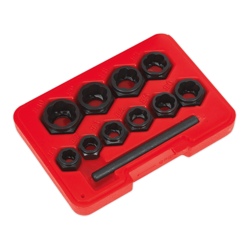 Sealey Extractors 11pc Spanner Type Bolt Extractor Set-AK8183 5054511112658 AK8183 - Buy Direct from Spare and Square