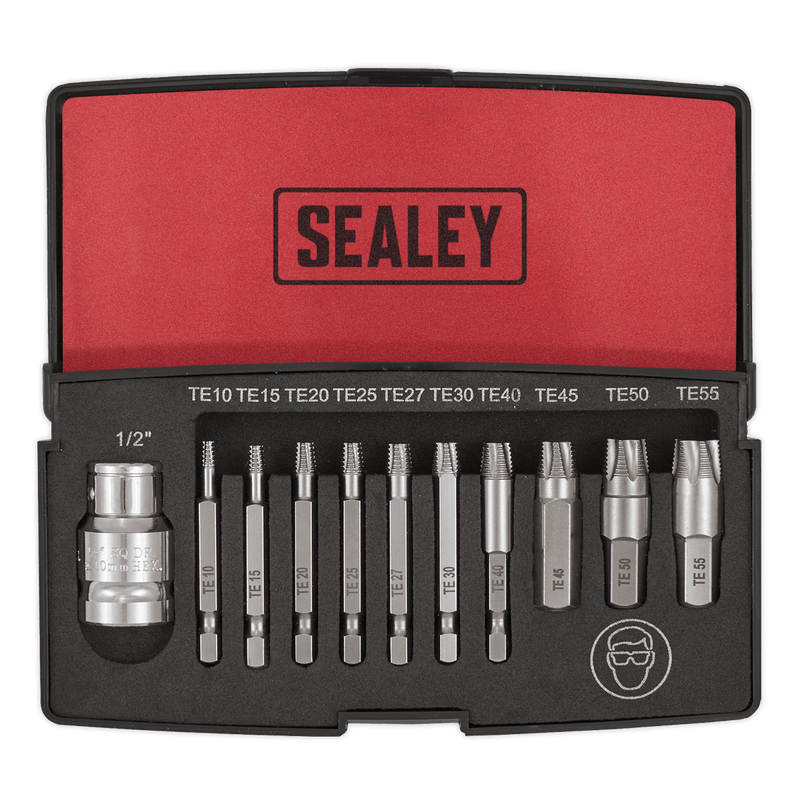 Sealey Extractors 11pc TRX-Star* Fitting Extractor Set-AK756T 5054511403640 AK756T - Buy Direct from Spare and Square