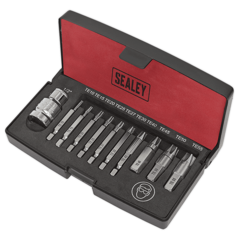 Sealey Extractors 11pc TRX-Star* Fitting Extractor Set-AK756T 5054511403640 AK756T - Buy Direct from Spare and Square