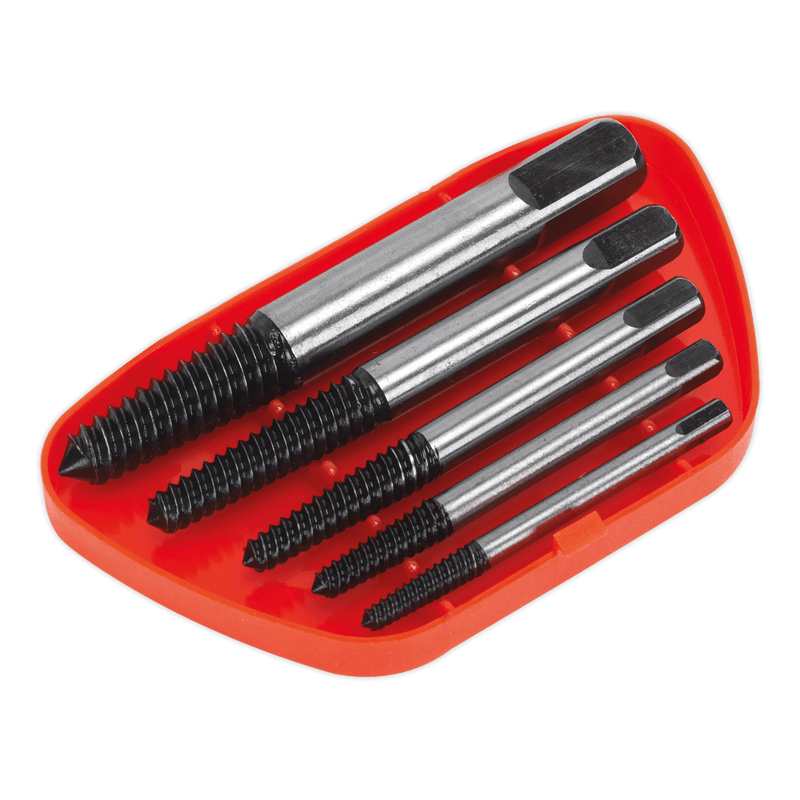Sealey Extractors 5pc Helix Type Screw Extractor Set-AK722 5024209250078 AK722 - Buy Direct from Spare and Square