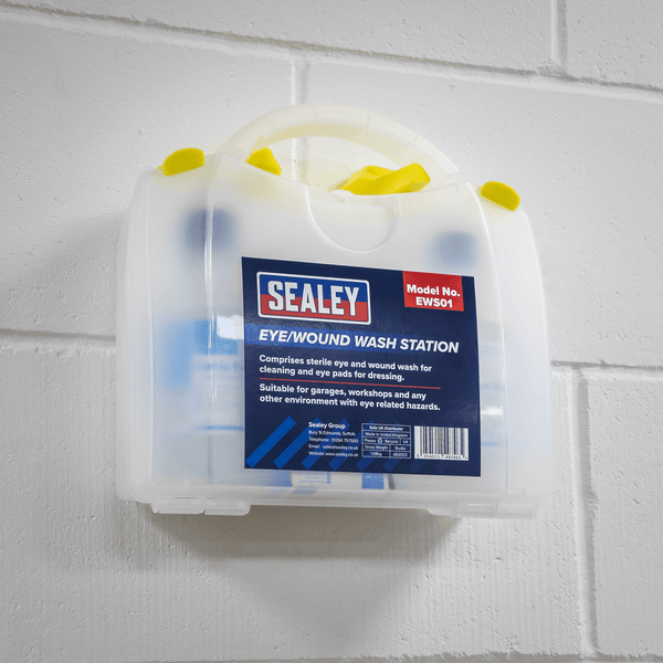 Sealey Eye/Wound Wash Station 5054511497465 EWS01 - Buy Direct from Spare and Square