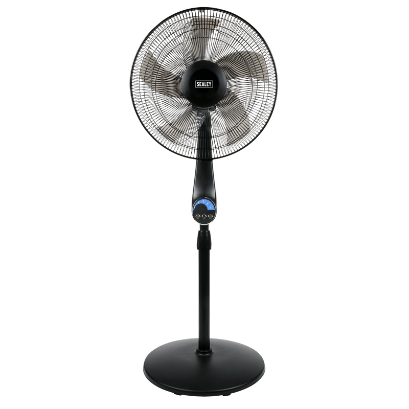 Sealey Fan Sealey 16" Oscillating Quiet High Performance Pedestal Fan - 5 Modes SFF16Q - Buy Direct from Spare and Square