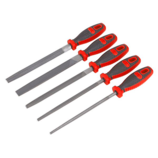 Sealey Files 5pc 200mm Engineer’s File Set-AK573 5024209039673 AK573 - Buy Direct from Spare and Square