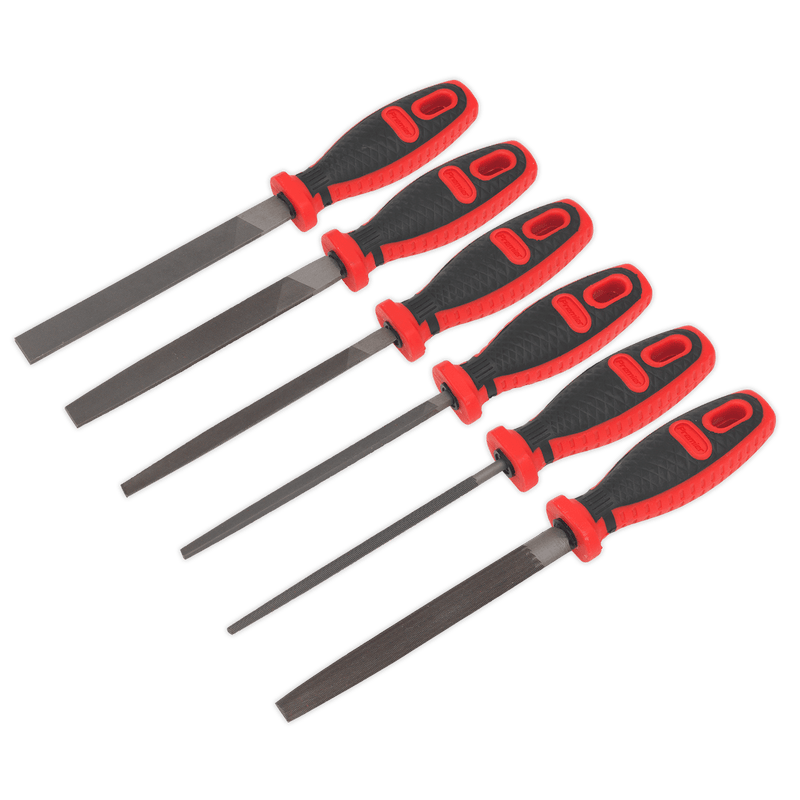 Sealey Files 6pc 150mm Engineer's File Set-AK580 5054511254501 AK580 - Buy Direct from Spare and Square