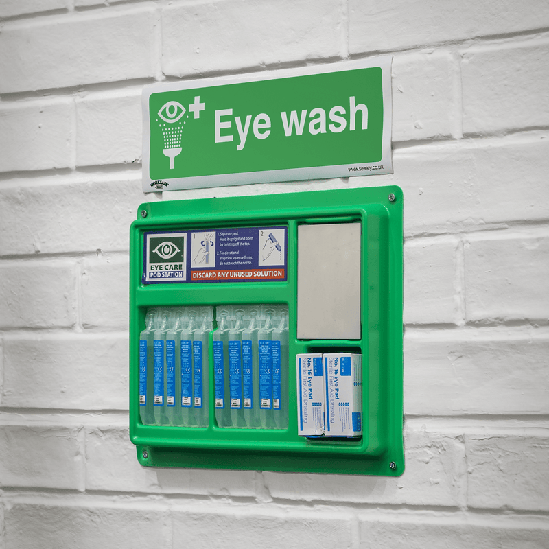 Sealey First Aid Eye/Wound Wash Station-EWS02 5051747893313 EWS02 - Buy Direct from Spare and Square