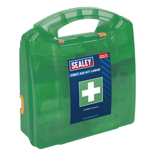 Sealey First Aid Large First Aid Kit - BS 8599-1 Compliant-SFA01L 5051747657496 SFA01L - Buy Direct from Spare and Square