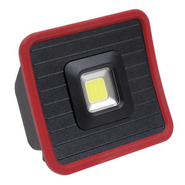Sealey Floodlights 10W COB LED Rechargeable Pocket Floodlight with Power Bank-LED1000PB 5054630013089 LED1000PB - Buy Direct from Spare and Square