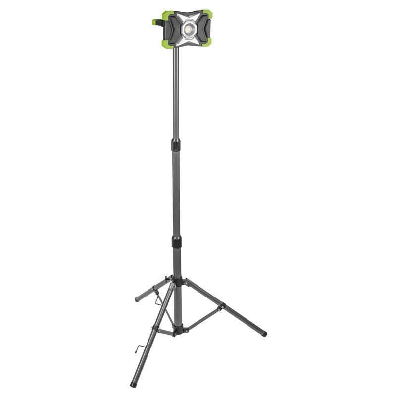 Sealey Floodlights 30W COB LED Portable Floodlight & Telescopic Tripod-LED3000PBKIT 5054630253478 LED3000PBKIT - Buy Direct from Spare and Square
