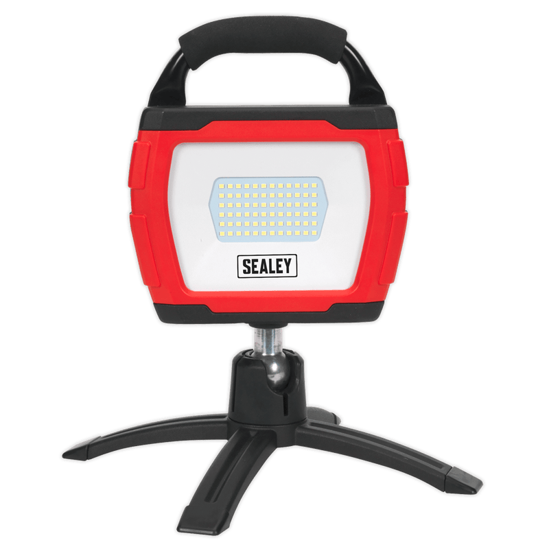 Sealey Floodlights 360° 36W SMD LED Rechargeable Portable Floodlight - Red-LED360FR 5054511185478 LED360FR - Buy Direct from Spare and Square