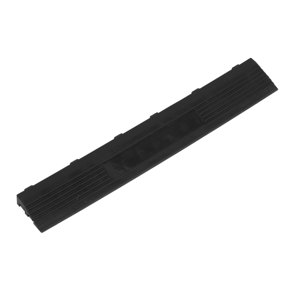 Sealey Floor Tiles 400 x 60mm Black Female Polypropylene Floor Tile Edge - Pack of 6-FT3EBF 5054511685954 FT3EBF - Buy Direct from Spare and Square