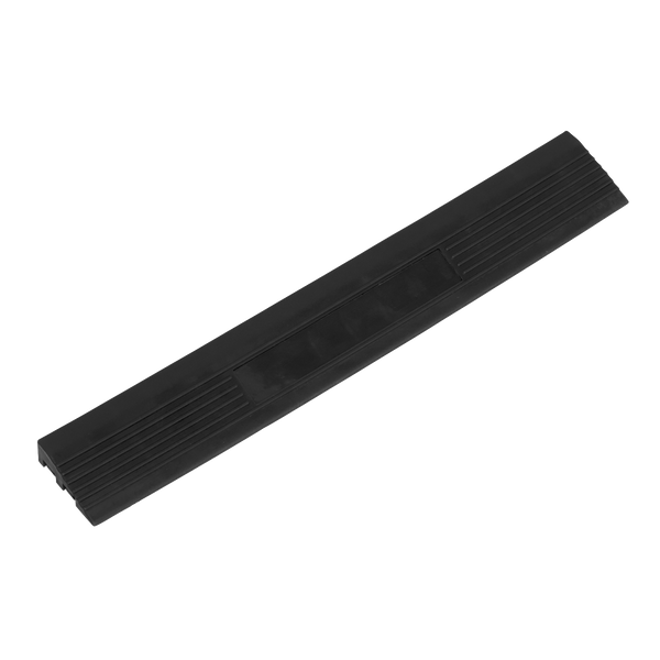 Sealey Floor Tiles 400 x 60mm Black Male Polypropylene Floor Tile Edge - Pack of 6-FT3EBM 5054511685947 FT3EBM - Buy Direct from Spare and Square