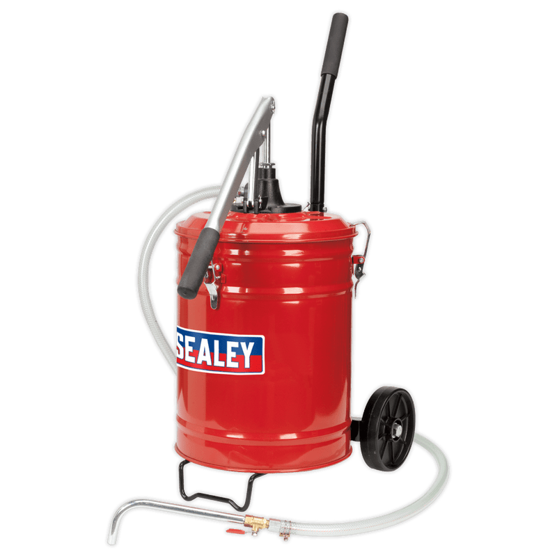Sealey Fluid Transfer 20L Mobile Gear Oil Dispensing Unit-TP17 5051747513662 TP17 - Buy Direct from Spare and Square