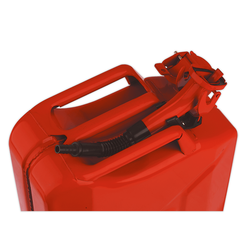 Sealey Fuel Cans 20L Jerry Can - Red-JC20 5024209037426 JC20 - Buy Direct from Spare and Square