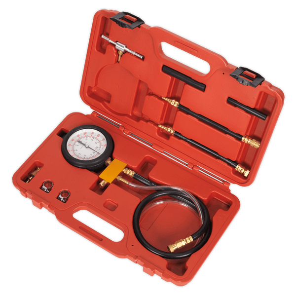 Sealey Fuel Injection Pressure Test Kit - Test Port 5024209906241 VSE211 - Buy Direct from Spare and Square