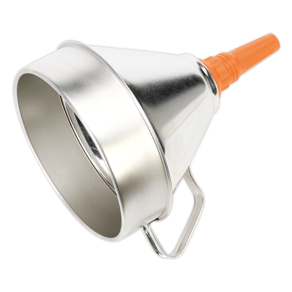 Sealey Funnels Ø200mm Metal Funnel with Filter-FM20 5024209815796 FM20 - Buy Direct from Spare and Square