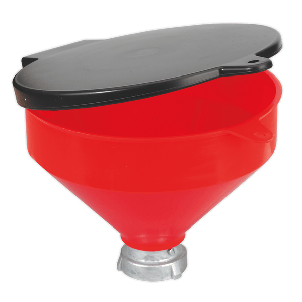 Sealey Funnels Solvent Safety Funnel with Flip Top-SOLV/SF 5024209239837 SOLV/SF - Buy Direct from Spare and Square