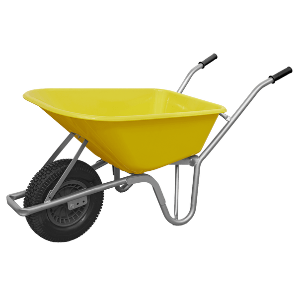 Sealey Garden Tools 100L Heavy-Duty Wheelbarrow-WBR01 5054630211980 WBR01 - Buy Direct from Spare and Square