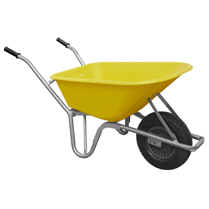 Sealey Garden Tools 100L Heavy-Duty Wheelbarrow-WBR01 5054630211980 WBR01 - Buy Direct from Spare and Square