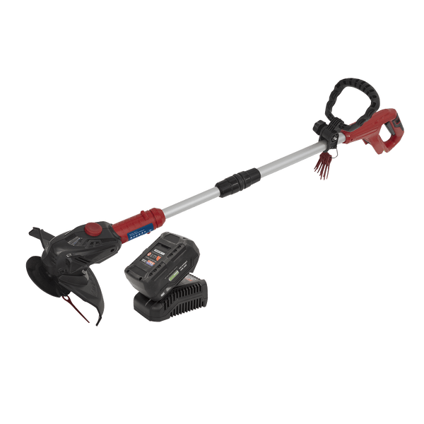 Sealey Garden Tools 20V SV20 Series Cordless Strimmer with 4Ah Battery & Charger-CS20VCOMBO4 5054511607116 CS20VCOMBO4 - Buy Direct from Spare and Square