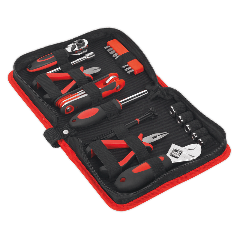 Sealey General Workshop Tools 28pc Compact Motorcycle Tool Kit-MS164 5054511148459 MS164 - Buy Direct from Spare and Square