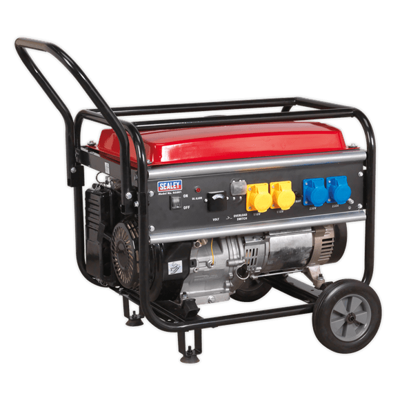 Sealey Generator Sealey 5500w 13hp Petrol Generator - 110v / 230v G5501 - Buy Direct from Spare and Square