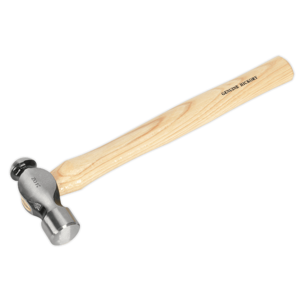 Sealey Hammers 1.5lb Ball Pein Hammer with Hickory Shaft-BPH24 5024209277594 BPH24 - Buy Direct from Spare and Square