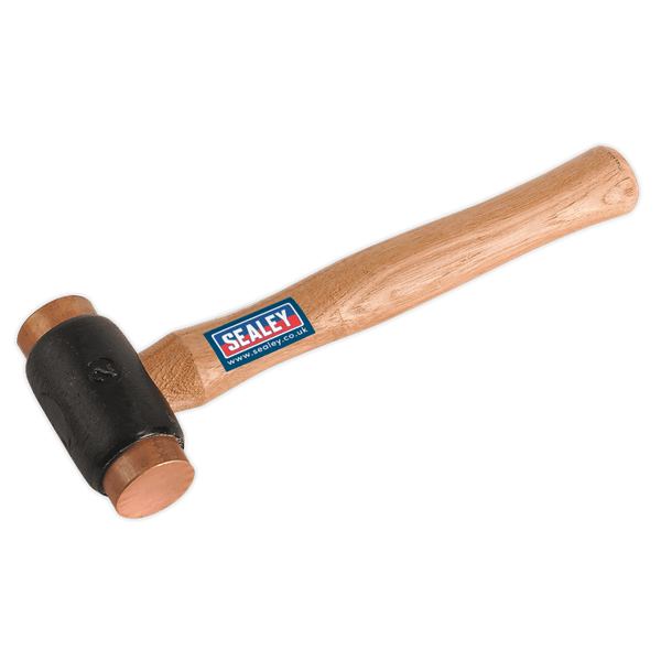 Sealey Hammers 2.75lb Copper Faced Hammer with Hickory Shaft-CFH03 5024209286732 CFH03 - Buy Direct from Spare and Square