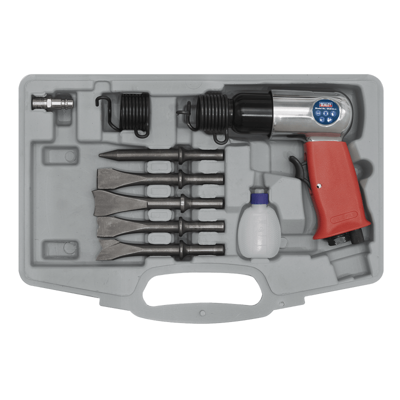 Sealey Hammers Air Hammer Kit Medium Stroke-GSA12 5054511731729 GSA12 - Buy Direct from Spare and Square