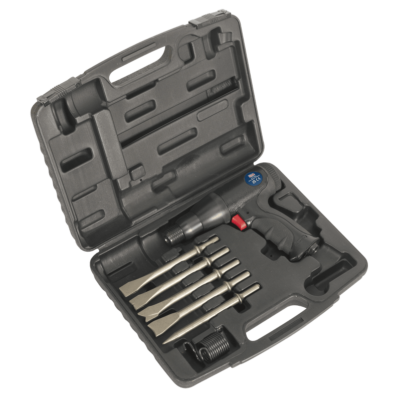Sealey Hammers Long Stroke Composite Air Hammer Kit-SA614 5051747627390 SA614 - Buy Direct from Spare and Square