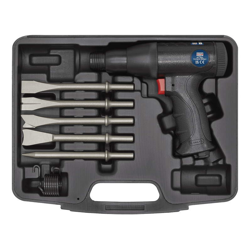 Sealey Hammers Long Stroke Composite Air Hammer Kit-SA614 5051747627390 SA614 - Buy Direct from Spare and Square