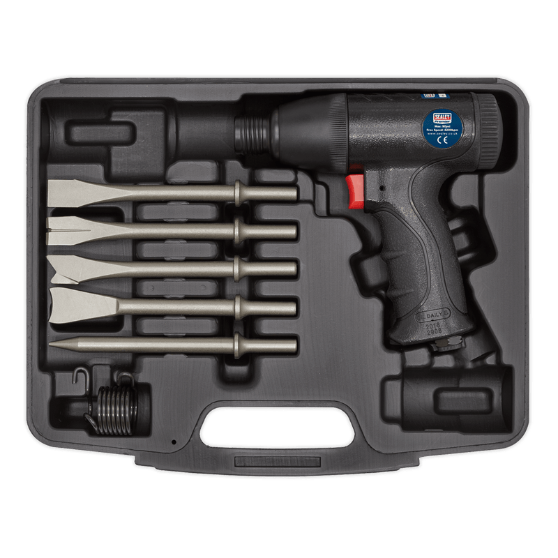 Sealey Hammers Medium Stroke Composite Air Hammer Kit-SA613 5051747627383 SA613 - Buy Direct from Spare and Square